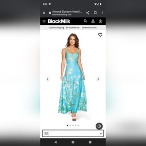 ALMOND BLOSSOM MAXI DRESS - LIMITED